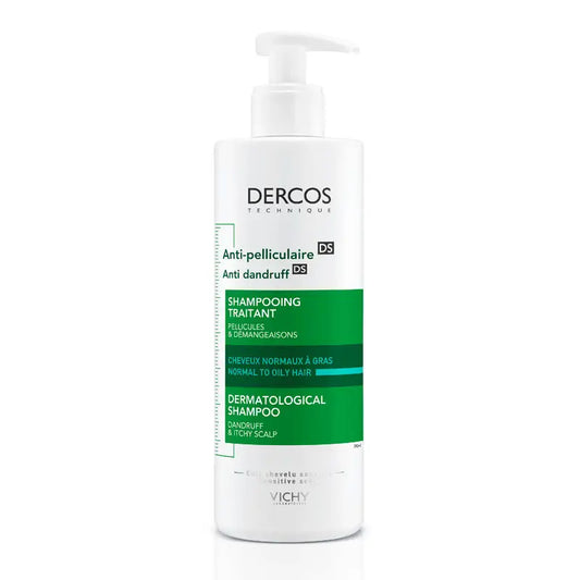 Vichy Dercos Technique Champô Anti-Caspa Oleosa, 390 ml