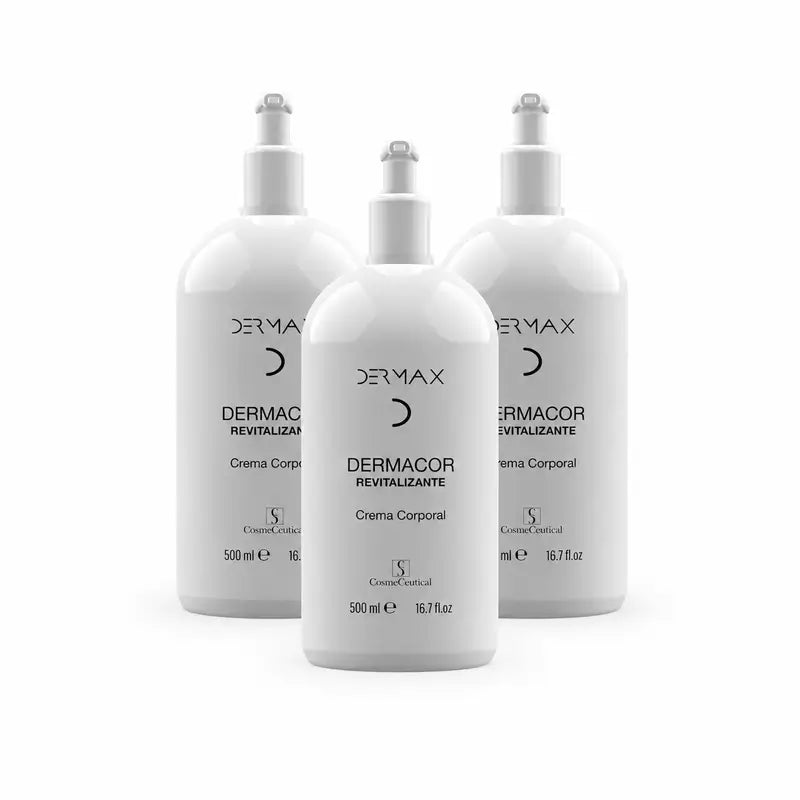 Dermax Dermacor Creme Corporal, Embalagem de 3 x 500 ml