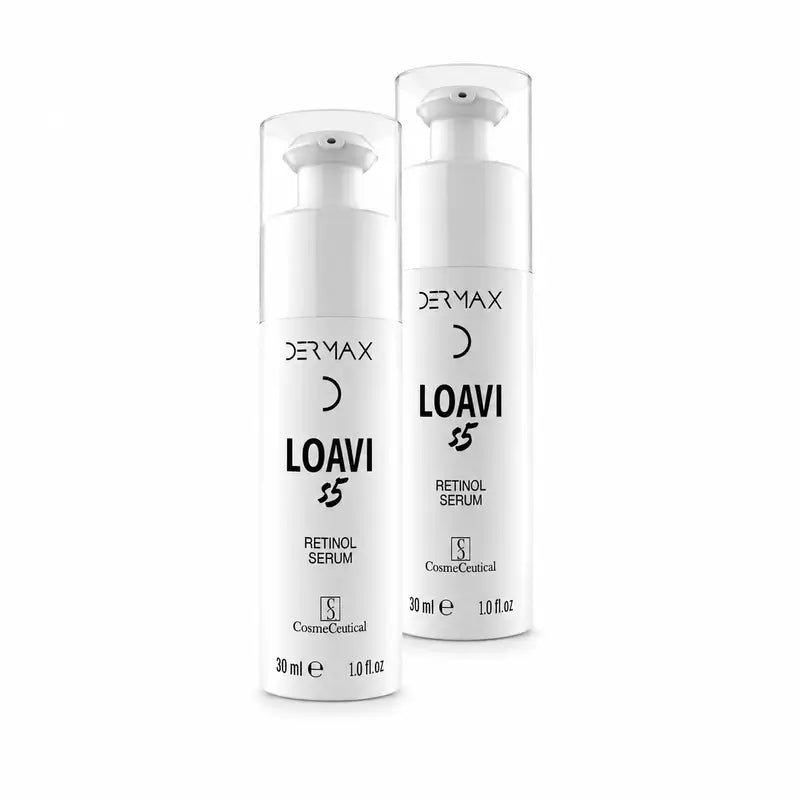 Dermax Loavi S5 Soro de Retinol, Embalagem com 2 x 30 ml