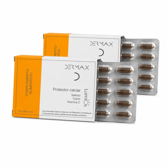 Dermax Lumios Protector Celular, Embalagem com 2 x 30 cápsulas