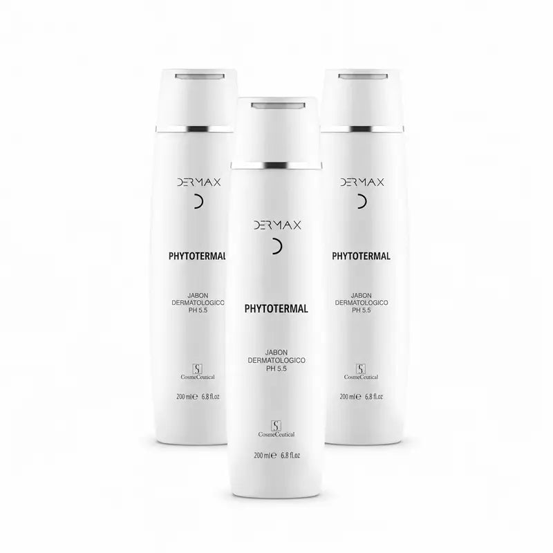 Dermax Phytotermal Sabonete Dermatológico pH 5,5, Embalagem de 3 x 200 ml