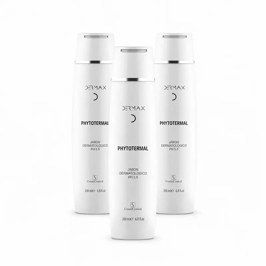 Dermax Phytotermal Sabonete Dermatológico pH 5,5, Embalagem de 3 x 200 ml
