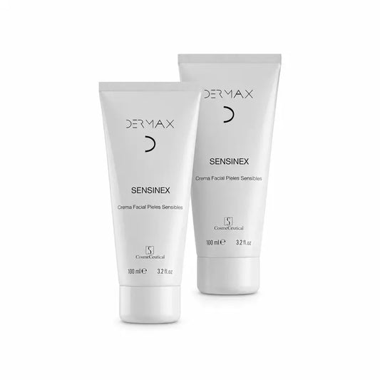 Dermax Sensinex Creme Facial para Peles Sensíveis, Embalagem com 2 x 100 ml