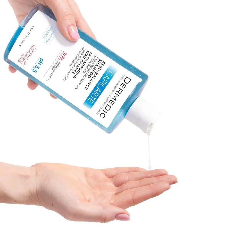 Champô Restaurador do Microbioma do Couro Cabeludo Dermedic Capilarte Sebu-Balance, 300 ml