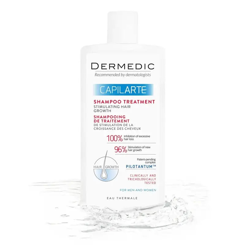 Dermedic Capilarte Champô de Tratamento Estimulante do Crescimento do Cabelo, 300 ml