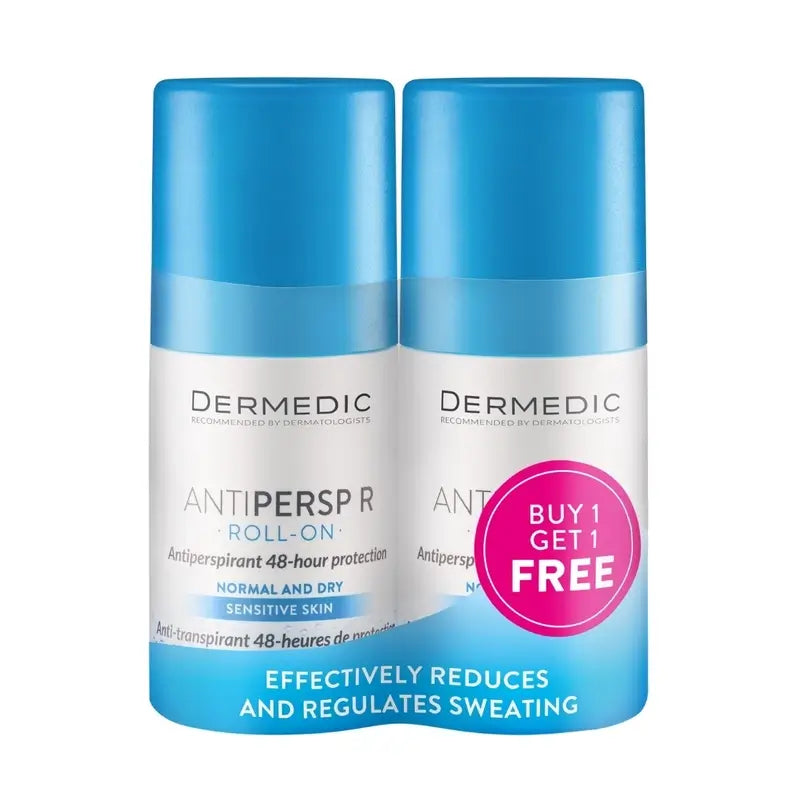 Dermedic Duo Antipersp R Antitranspirante Roll-On 48-Horas , 2 x 60 ml