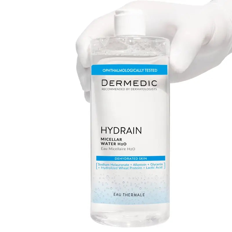 Água Micelar Dermedic Hydrain3 Hyaluronic H2O, 500 ml