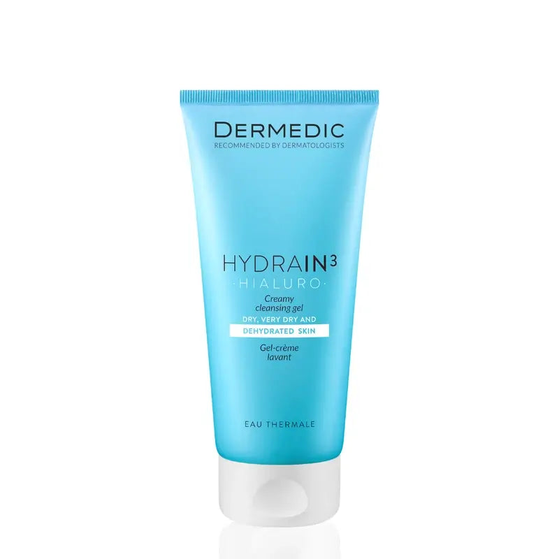 Dermedic Hydrain3 Hyaluronic Gel de Limpeza Cremoso, 200 ml