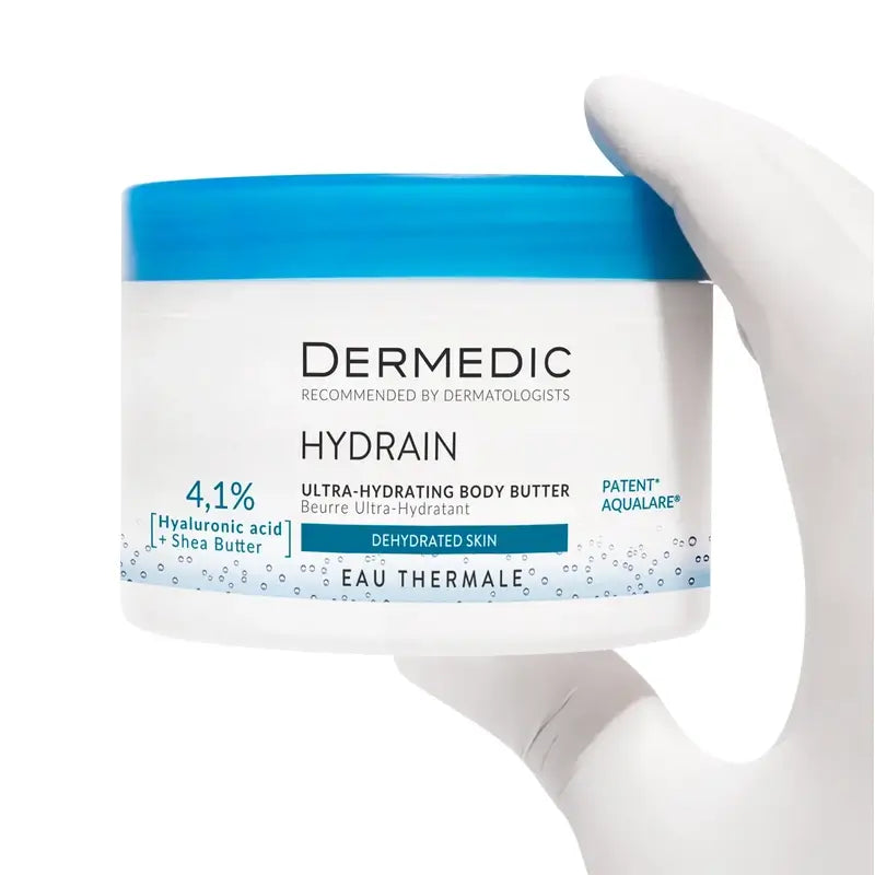 Dermedic Hydrain3 Hyaluronic Ultra Moisturising Body Butter, 225 ml