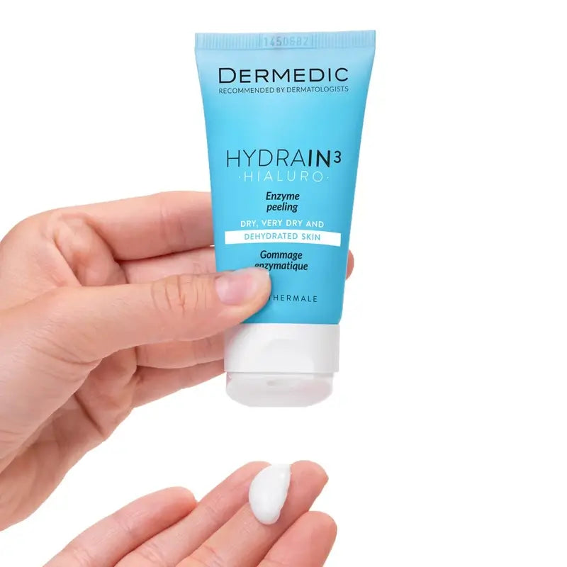 Dermedic Hydrain3 Hyaluron Peeling Enzimático, 50 ml