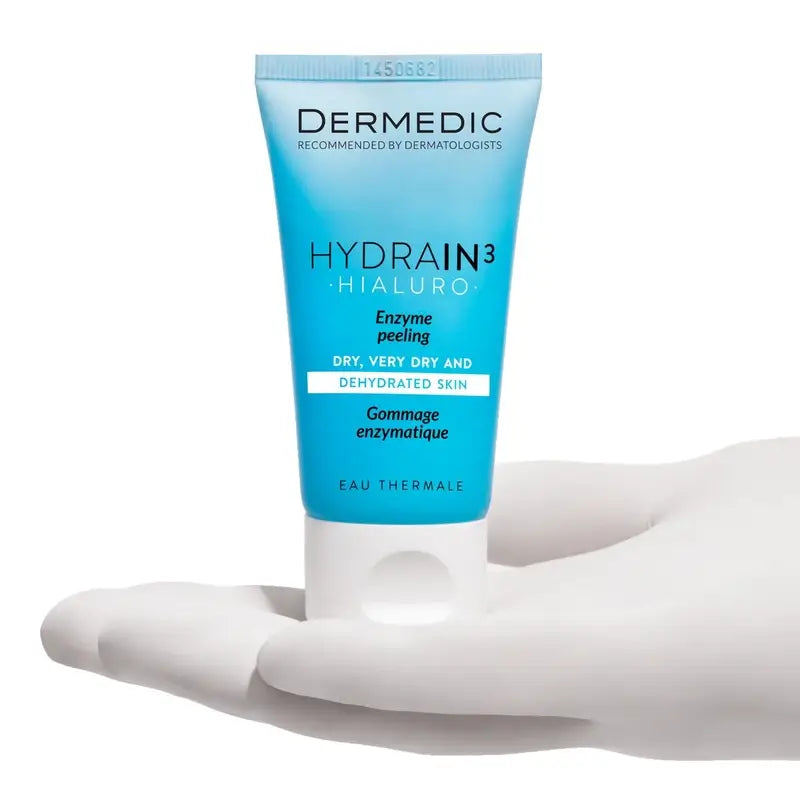 Dermedic Hydrain3 Hyaluron Peeling Enzimático, 50 ml
