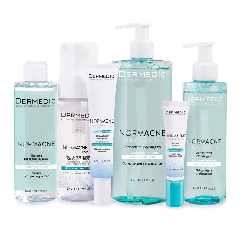 Dermedic Normacne Gel de Limpeza Antibacteriano, 500 ml