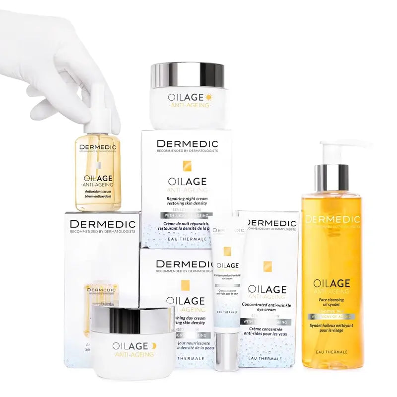 Dermedic Oilage Concentrado Anti-Rugas para o Contorno dos Olhos, 15 ml