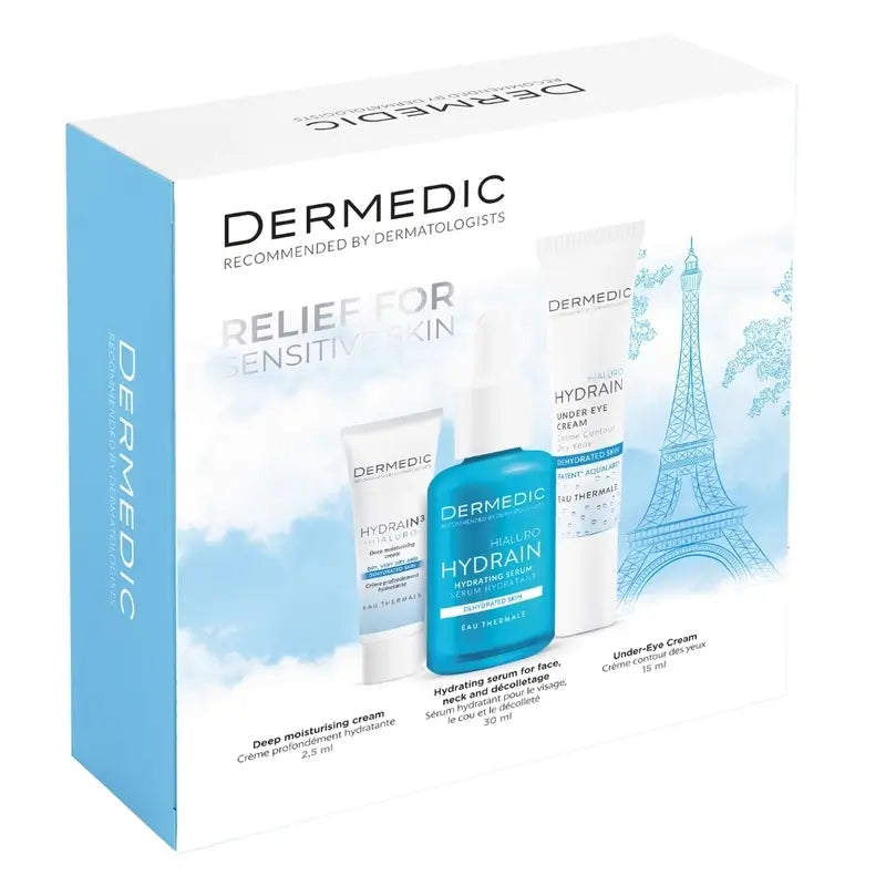 Dermedic Pack Hydrain Rotina Completa , 30 + 2,5 +15 ml