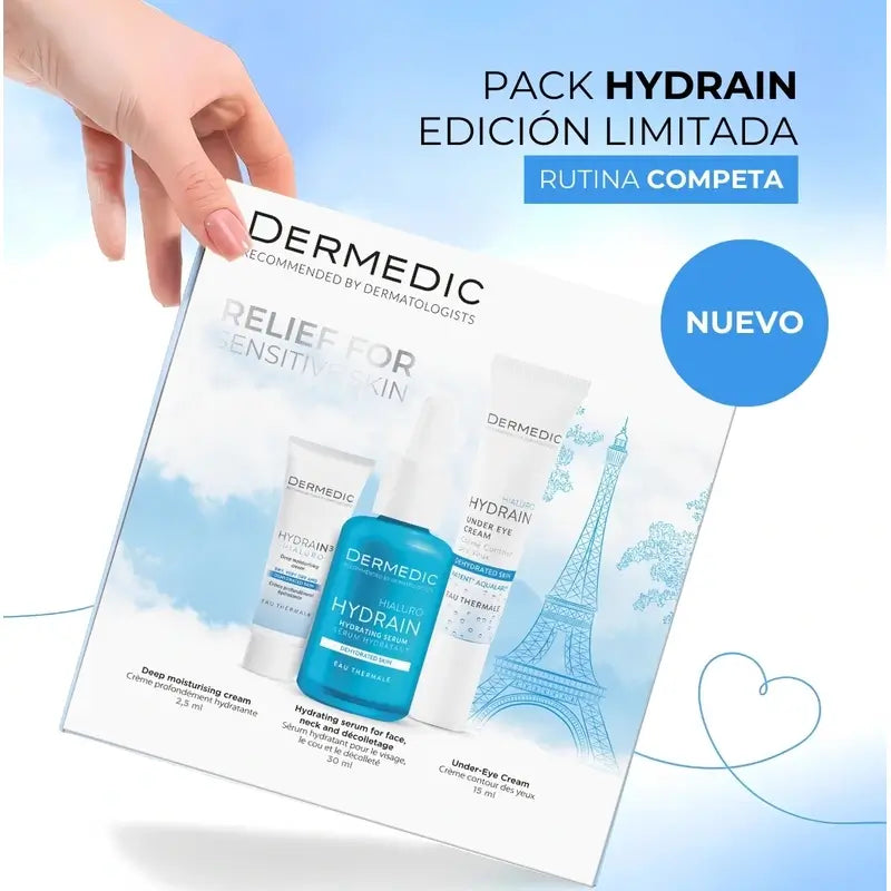 Dermedic Pack Hydrain Rotina Completa , 30 + 2,5 +15 ml