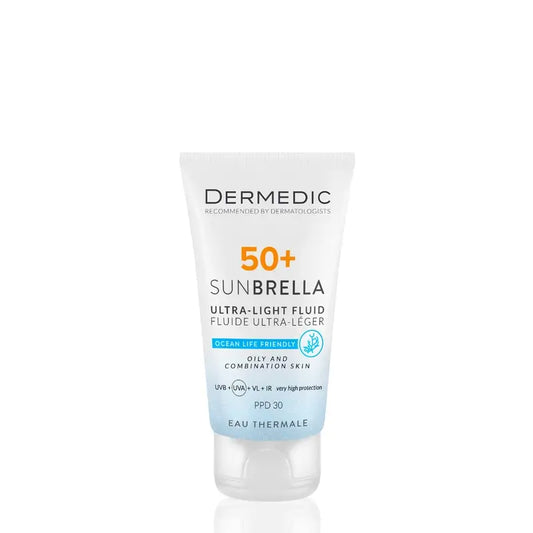 Dermedic Sunbrella Ultralight Fluid Spf 50+ Pele Oleosa e Mista, 40 ml