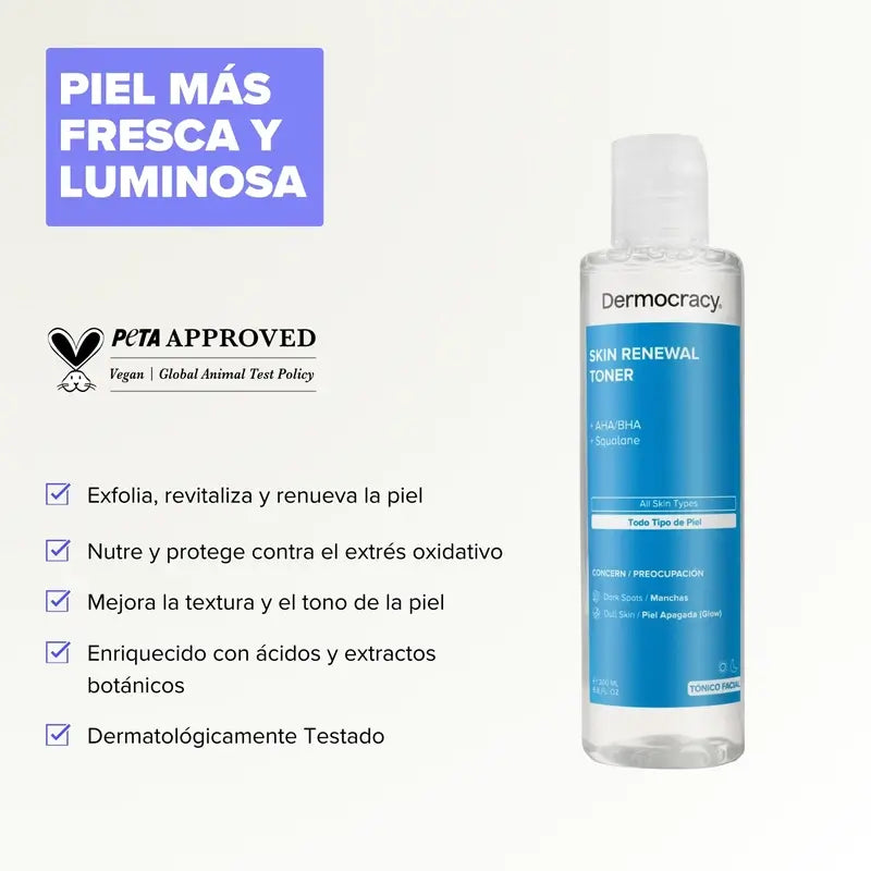 Tónico de renovação da pele Dermocracy