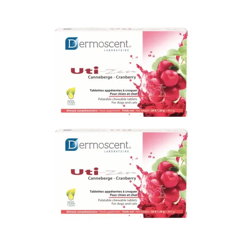 Dermoscent Uti-Zen Cães Gatos, 2X30 Comprimidos
