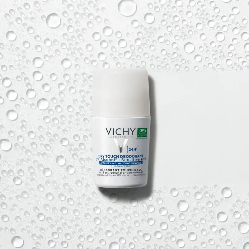 Desodorizante Vichy 24H Toque Seco Roll-On 0% Álcool 50 ml