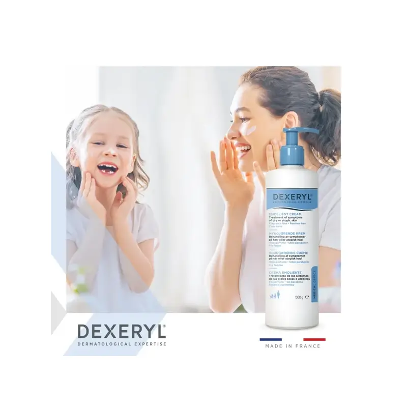 Dexeryl Creme Pele Seca, 500 gr