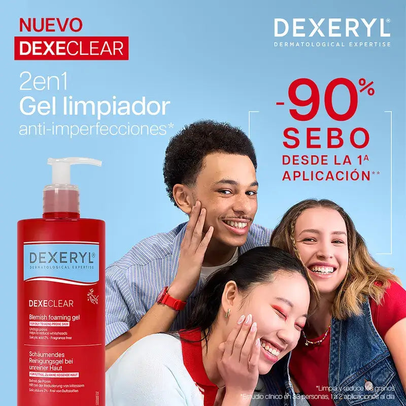 Dexeryl Dexeclear Gel de Limpeza Anti-Perfecção 2 em 1 , 400 ml