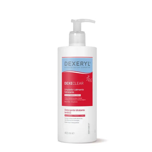 Dexeryl Dexeclear Leite de limpeza hidratante e suavizante , 400 ml