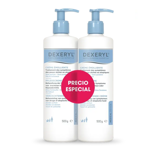Dexeryl Kit Duo Creme Emoliente , 2 x 500 gr