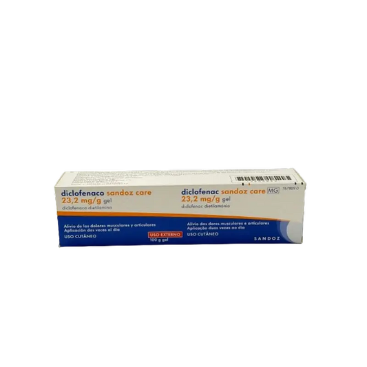 Diclofenac Sandoz Care 23,2 Mg / G Gel de Diclofenac Dietilamina, 100 gramas