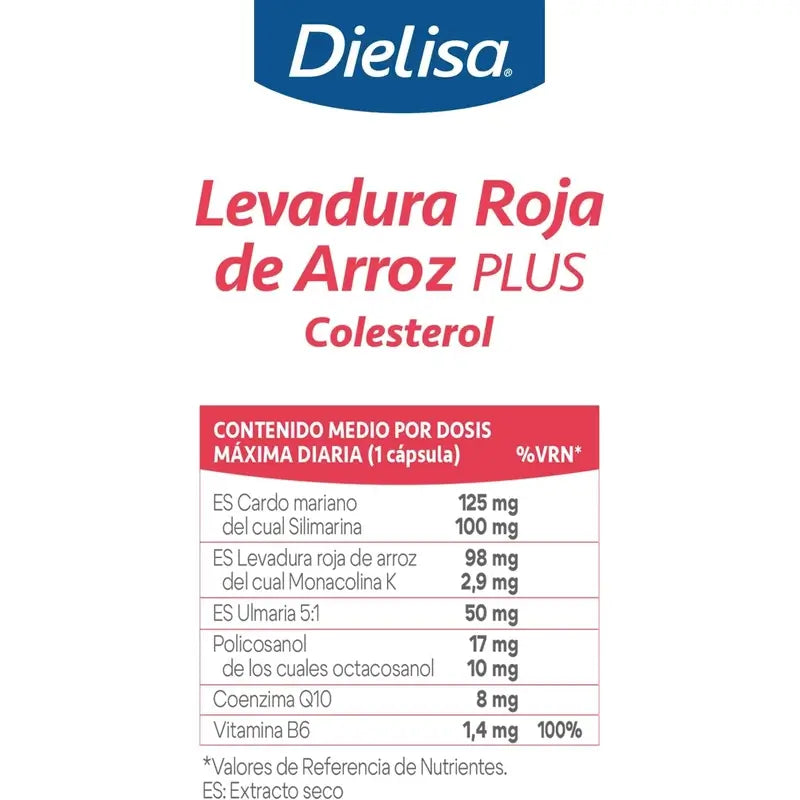Dietisa Dts Red Yeast Rice Plus , 60 cápsulas