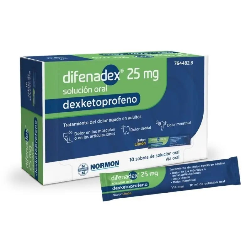 Difenadex 25 Mg 10 Saquetas