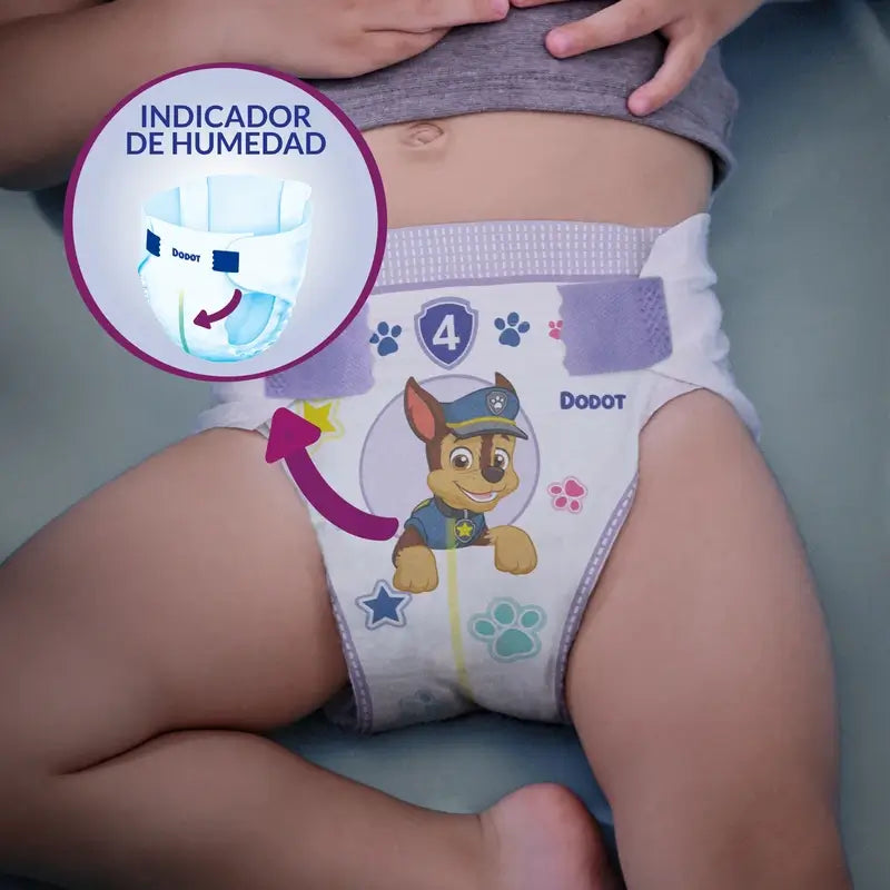 Dodot Activity Tamanho 4+ Extra Jumbo (10-15Kg), 52 fraldas