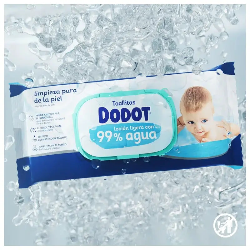 Toalhetes Dodot 99% Aqua, 4x60, 240 pcs.