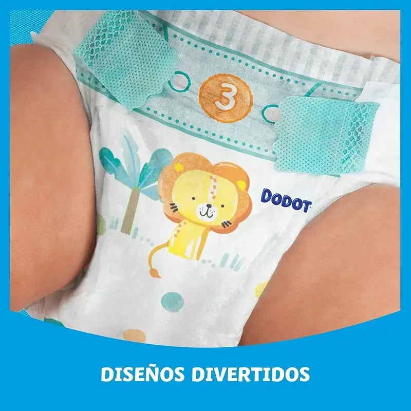Dodot Baby Dry Tamanho 6, 13Kg-18Kg, 128 fraldas