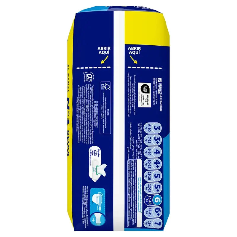 Dodot Baby Dry Tamanho 6, 48 fraldas