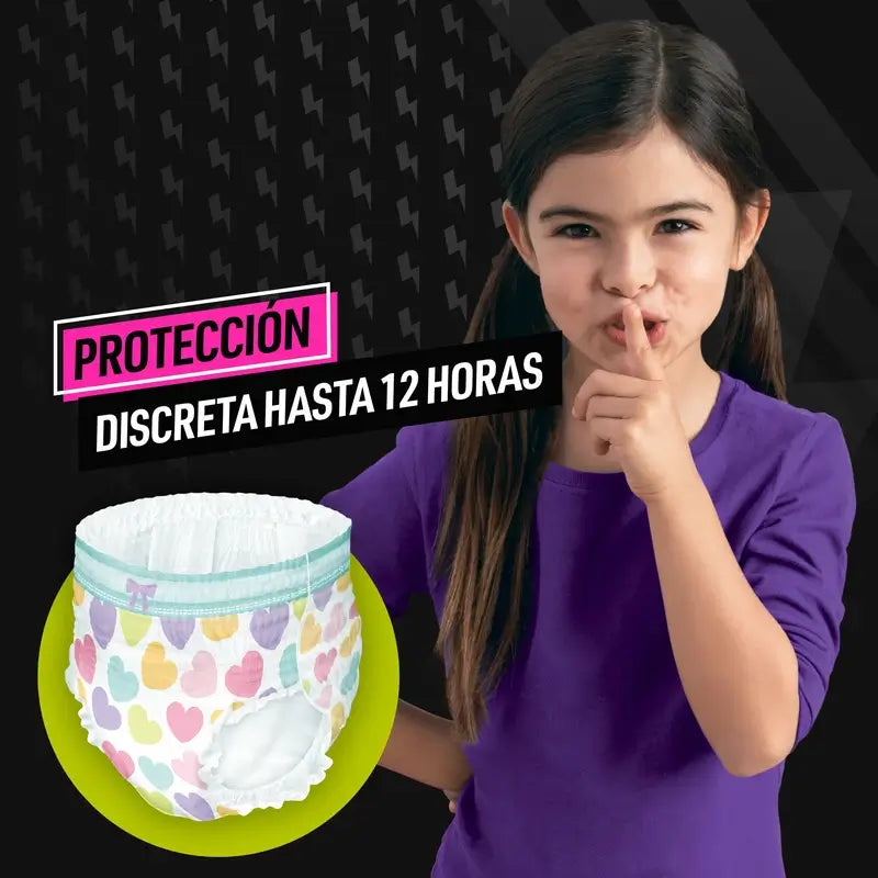 Dodot Ninjamas Tamanho 7 Coração, 10 fraldas