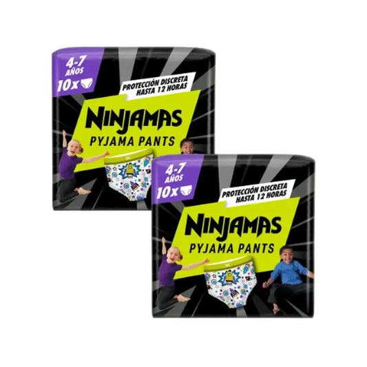 Dodot Ninjamas tamanho 7 Rocket, fraldas 2X10