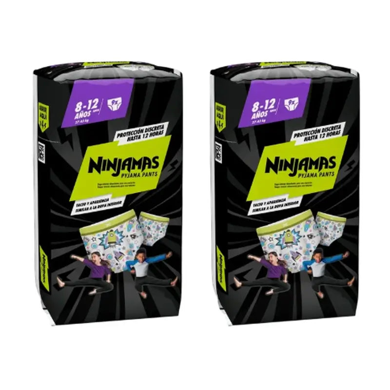 Dodot Ninjamas tamanho 8 Rocket, fraldas 2X9