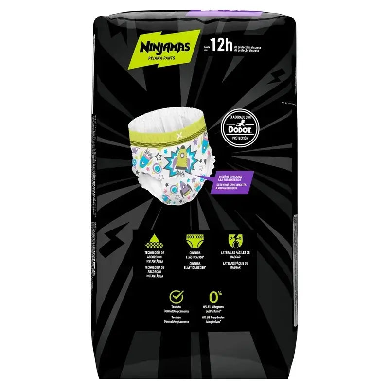 Dodot Ninjamas tamanho 8 Rocket, fraldas 2X9