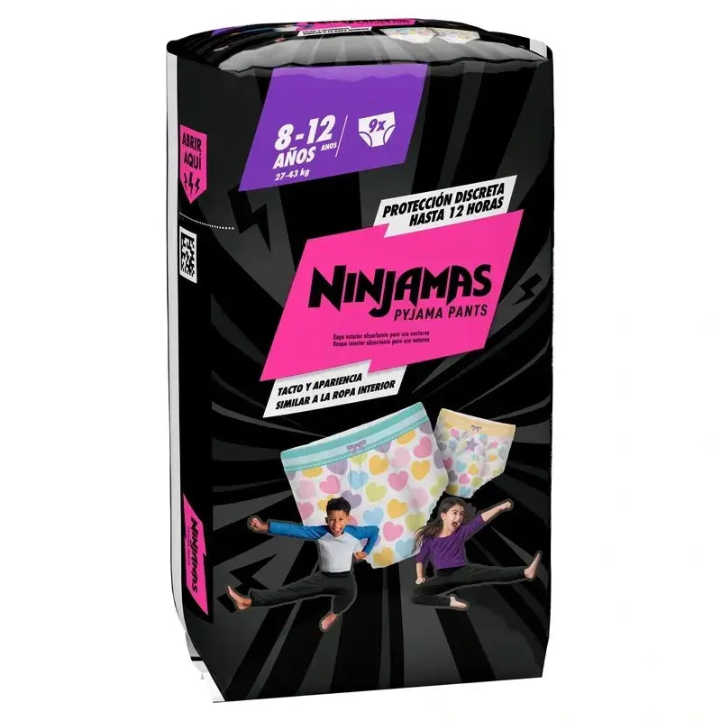 Dodot Ninjamas tamanho 8 Coração, fraldas 2X9