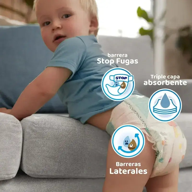 Dodot Baby Dry Baby Tamanho 5 Extra Jumbo, 2x56 fraldas
