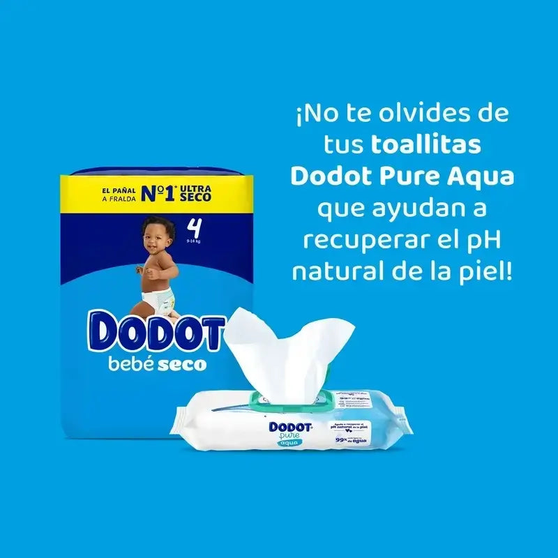 Dodot Baby Dry Tamanho 6+ (+14 Kg), 2x48 fraldas