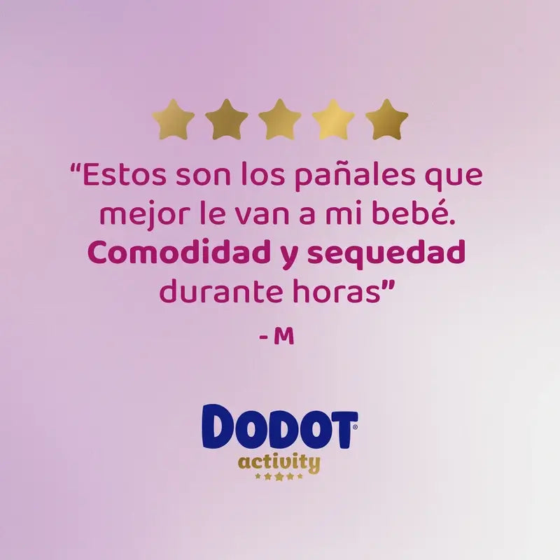 Dodot Activity Tamanho 7, 15kg+, 46 fraldas