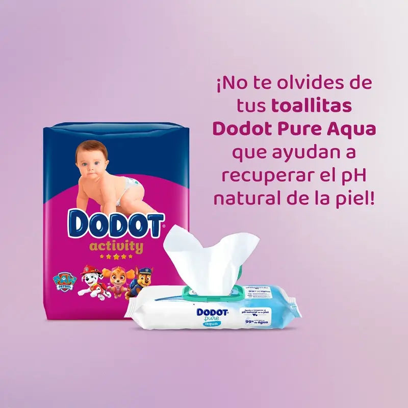 Dodot Activity Tamanho 7, 15kg+, 46 fraldas