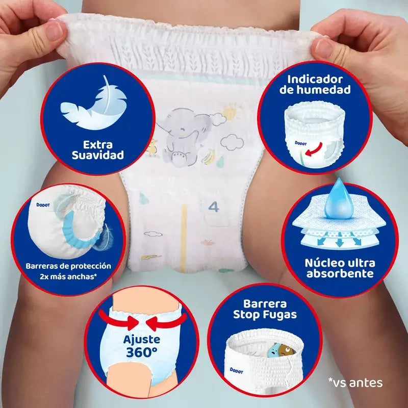 Dodot Fraldas de Atividade Extra Jumbo Pack Tamanho 7 , 29 peças