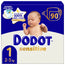 Dodot Sensitive Fralda Sensitive Jumbo Pack Tamanho 1, 90 peças.