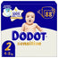 Dodot Sensitive Jumbo Sensitive Nappy Pack tamanho 2, 88 unidades.