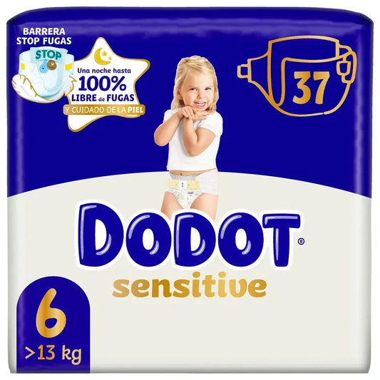 Dodot Sensitive Fralda Sensitive Value Pack Tamanho 6 , 37 peças