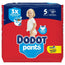 Dodot Pants Panty Tamanho 5 (12-17 Kg), 30 Fraldas