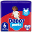 Dodot Pants Panty Tamanho 6, 54 fraldas