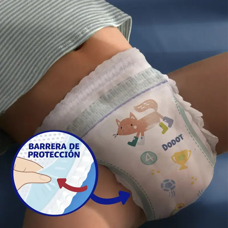 Dodot Pants Panty Tamanho 6, 54 fraldas